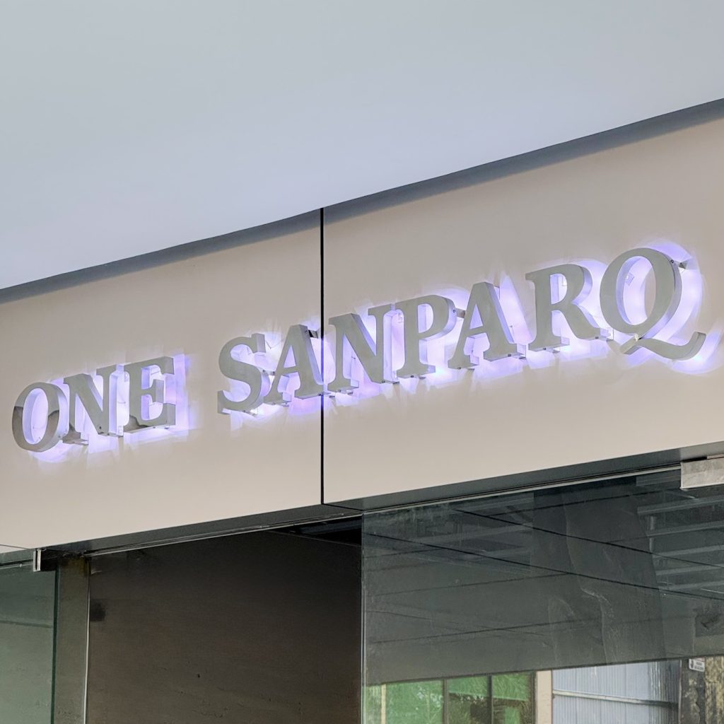 Lighted 3D Stainless Signage