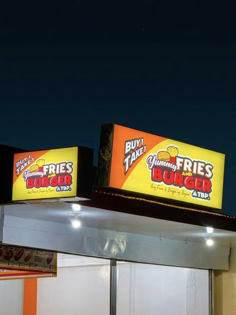 Linear & Box-Type Lighted Panaflex Signage