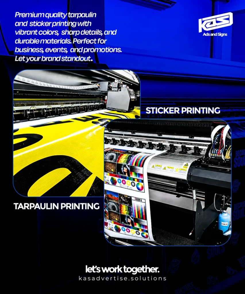Tarpaulin & Sticker Printing